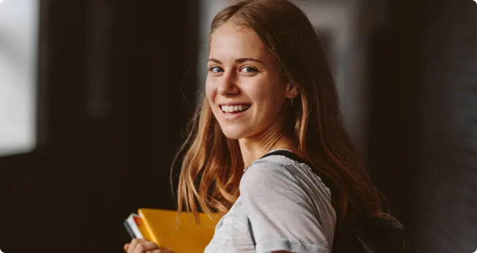 Mulher sorrindo